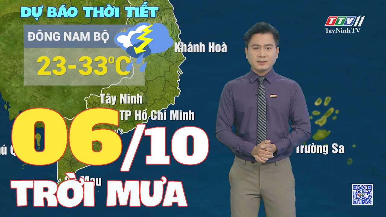 Bản tin thời tiết 06-10-2024 | TayNinhTVENT